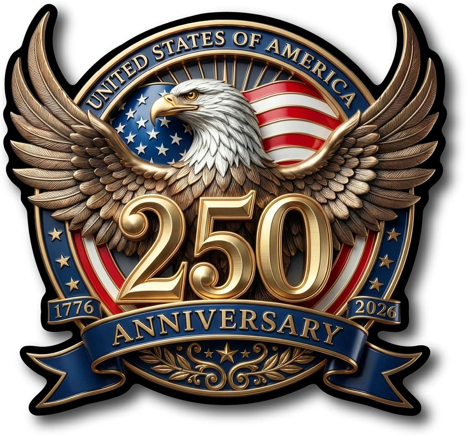 250 Years USA Badge