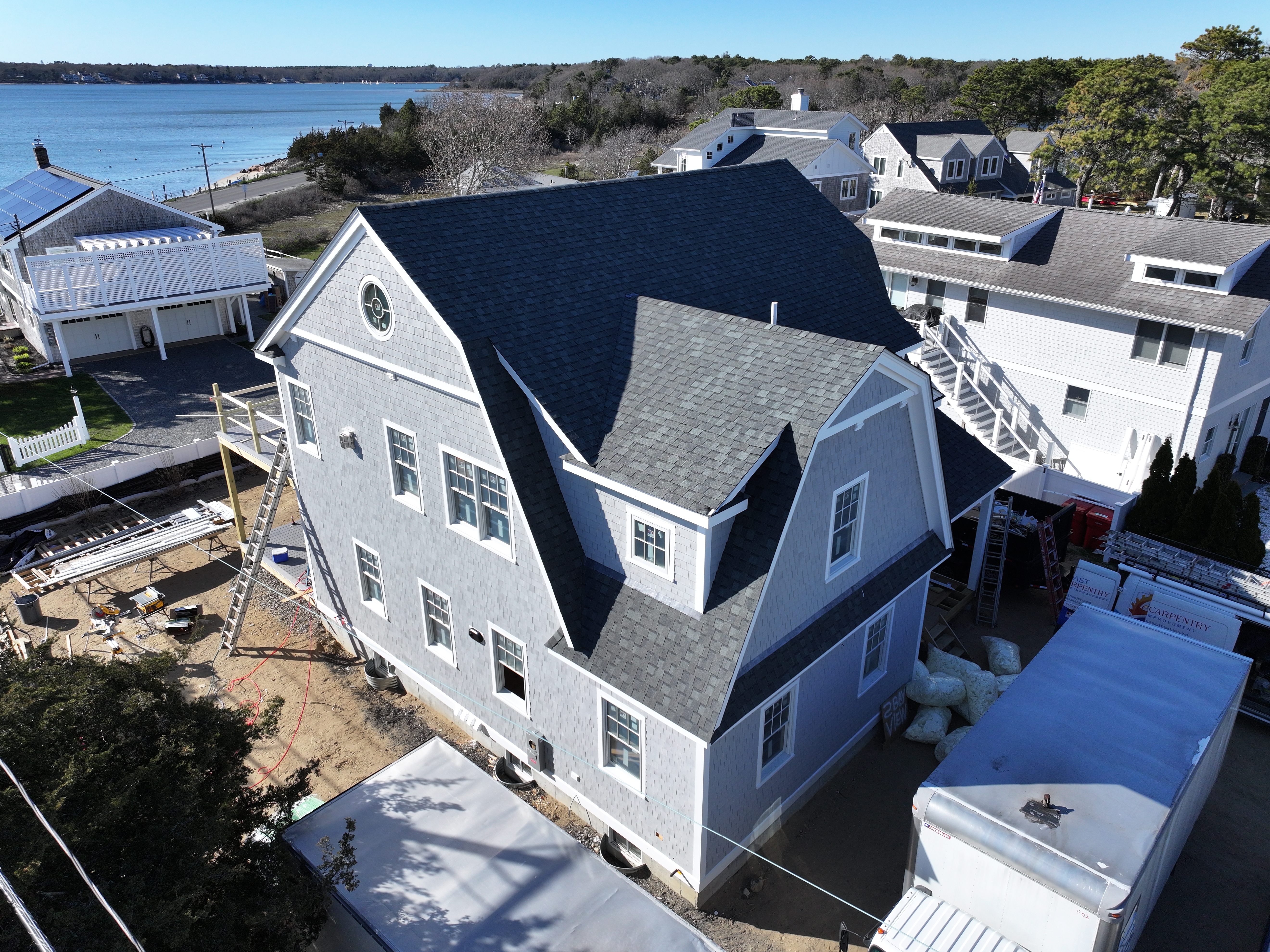 Full roof replacement by Cape Shield in Cape Cod